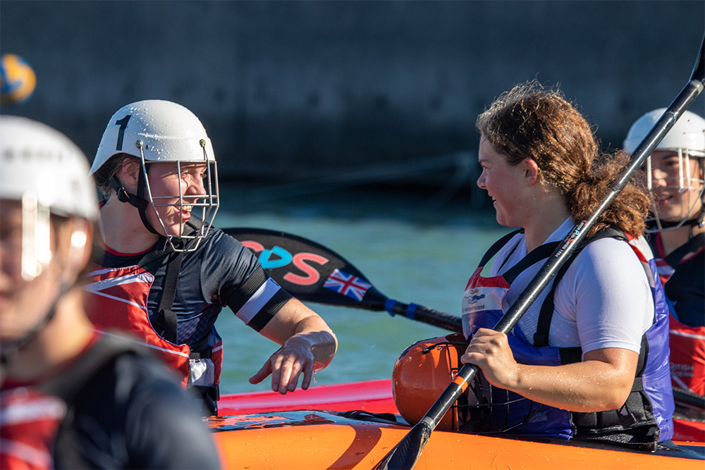 Katie Farley canoe polo player