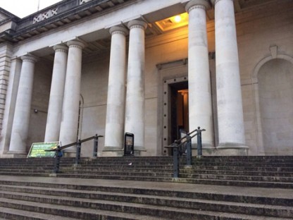 Cardiff museum's steps act as bus stop for five days of the week for the homeless in Cardiff