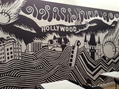 Donwood’s exhibition will be running until March next year. Picture credit: Georgia Hathaway