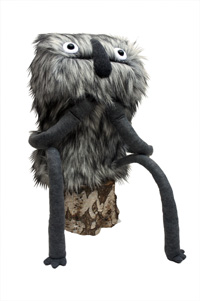 This huggable yeti is over eight feet tall