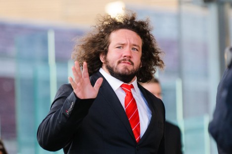 Adam jones waves goodbye to his chances of playing in the 2014 Autumn Internationals. Photo from WRU