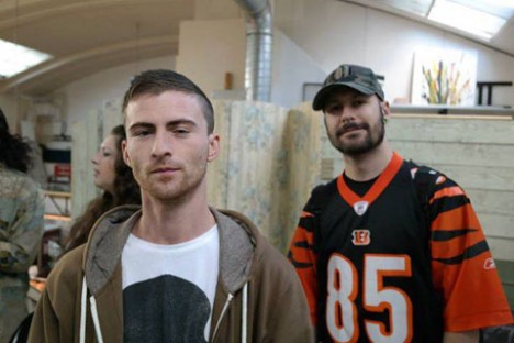 Standing up for Cardiff Hip-Hop. Ferny Mac (left) and DJ Brave Toaster (right). 