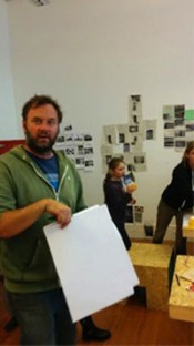 Jason&Becky are based on the first floor of Cardiff Story, with CIVIC's other artists and architects, where they are offering workshops for all ages until 9 November