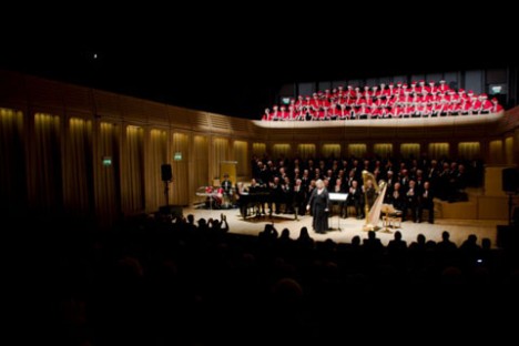 Last year Age Cymru's winter concert delighted the audience. ©Elin Jones Photography