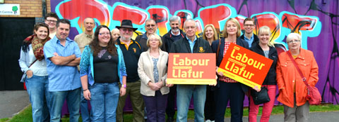 Newport Labour party who campaign about local and national issues.