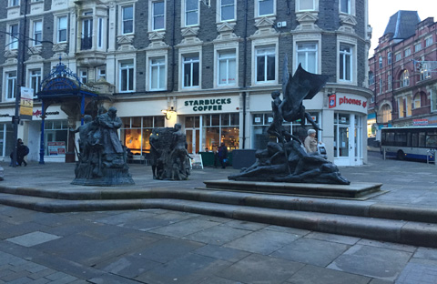 Sculpture in Newport to commemorate the Uprising 