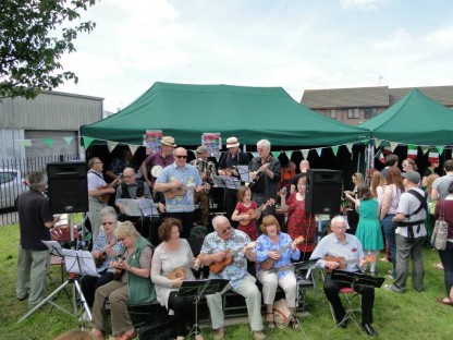 Cardiff Ukeleles will be among the acts performing at Shelley Gardens Food Festival