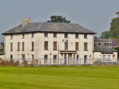 Site of the neglected hall, ready for its sporting refurbishment