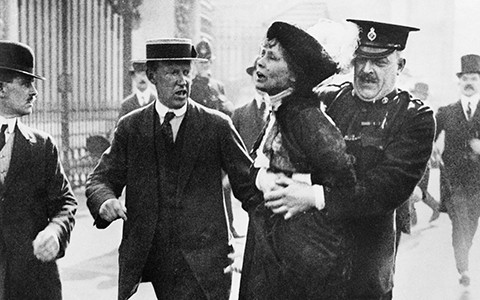 emmeline pankhurst police edit