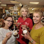 Sian B Roberts (centre) with some keen foodies on the tasting tour