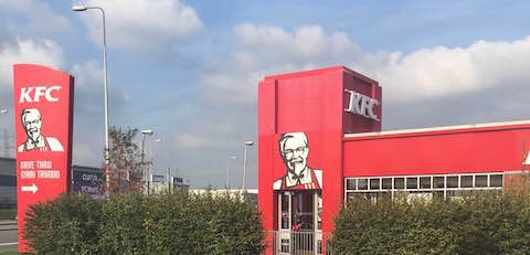 One of Cardiff's most popular KFC's on Newport Road