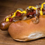 photo of vegan junk food style American hot dog. Photo by Will Slater