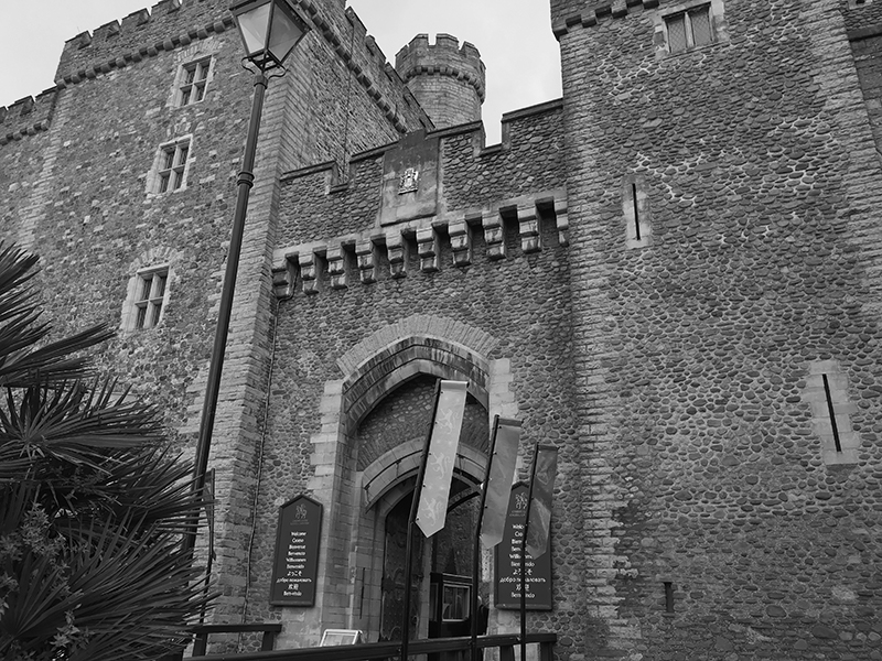 A picture of Cardiff castle ghost 