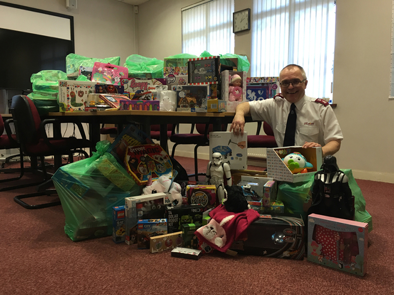 The Salvation Army have been organising Christmas appeals for some years now and this is a photo of some of the toys that they collected 