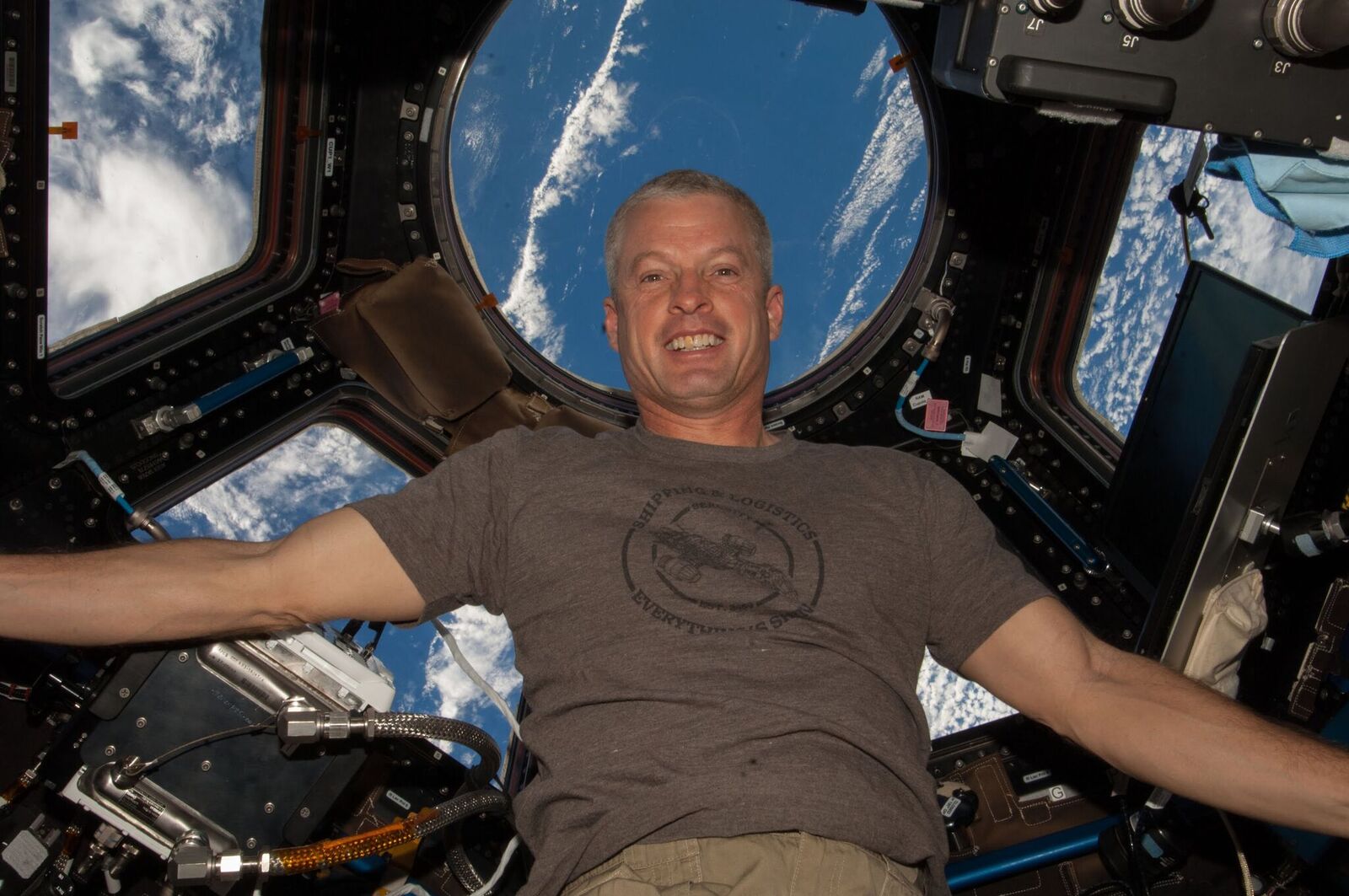 Steve Swanson in space