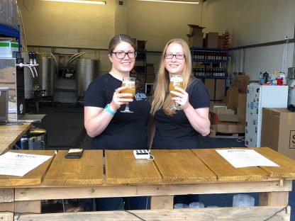 Oliver Cuenca talked to Bethan and Kristy about their business Arcadian Brewing