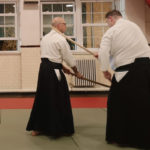 Aikido demonstration with sticks