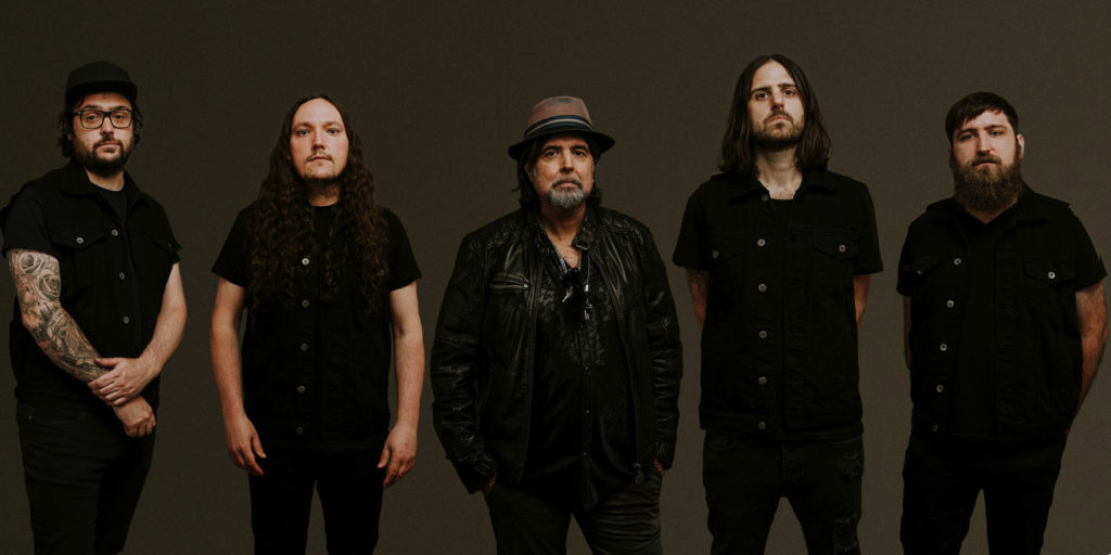 Phil Campbell and the Bastard Sons pose individually for a band photo