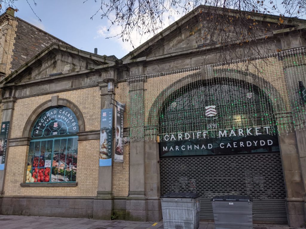 Cardiff market from outside