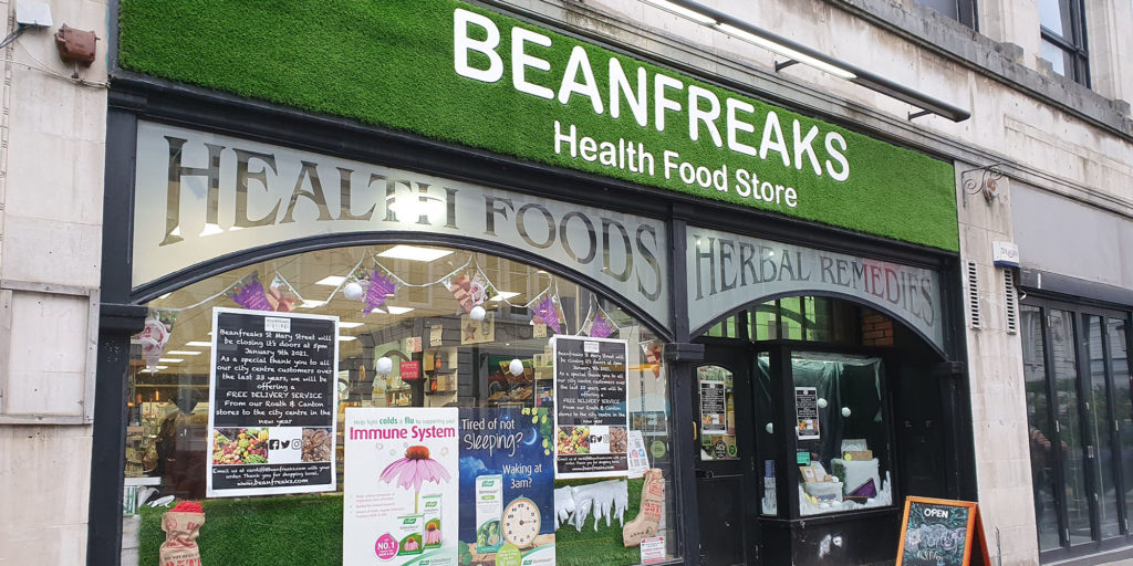 Beanfreaks St Mary Street shop front