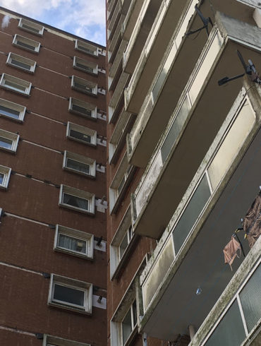 Tower block at Channel View Estate