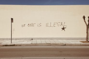 No One is Illegal Street Art