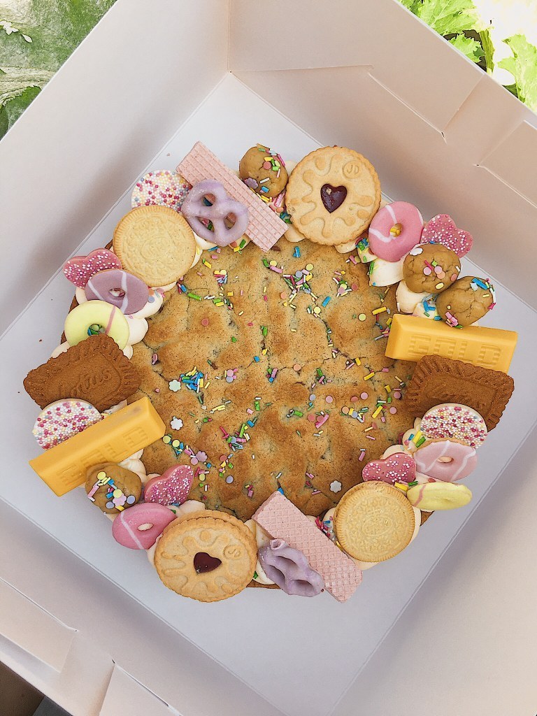 An elaborately designed cookie