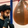 Eighteen-year-old student, Mohammed Ali trains in the boxing space