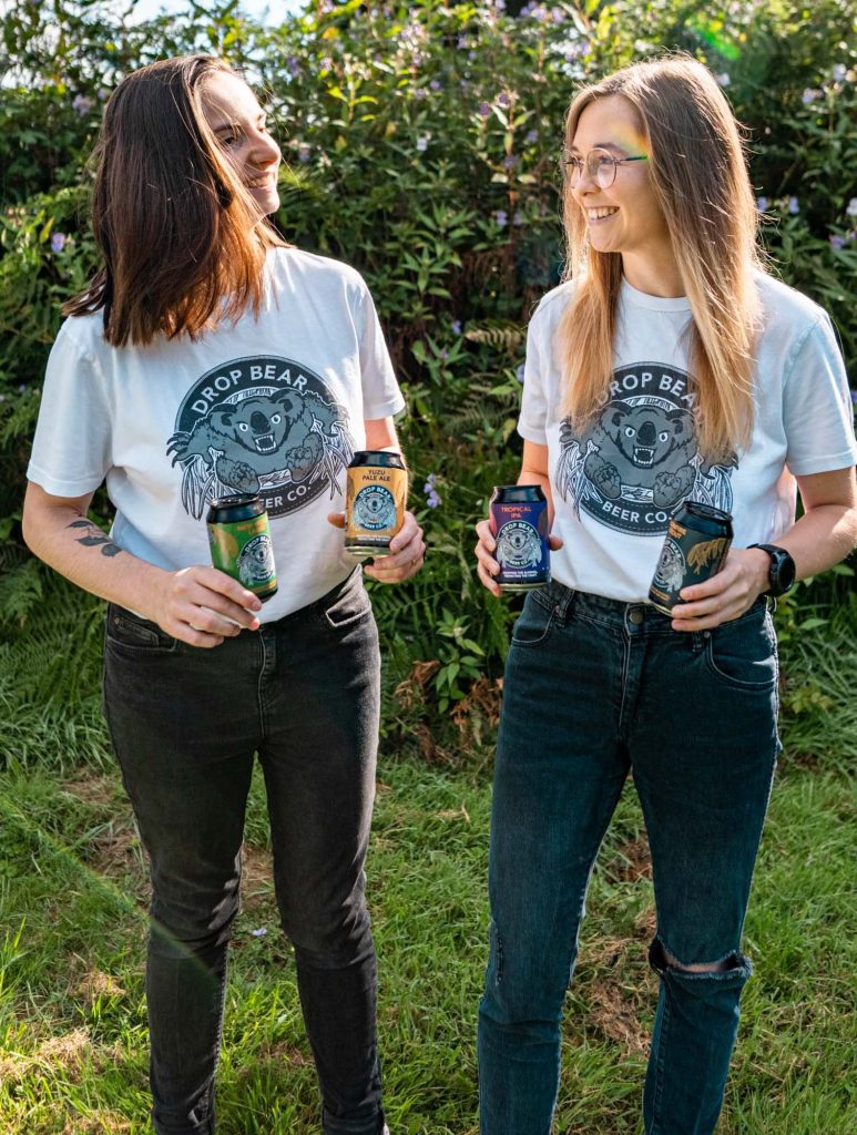 South Wales brewery Drop Dead Beer Co founders Sarah McNena and Joelle Drummond