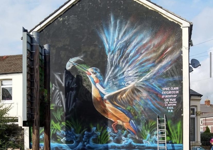 kingfisher mural