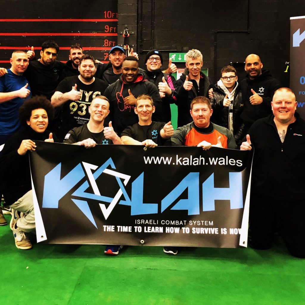 The team at Kalah Wales, a South Welsh organisation offering classes to combat knife crime