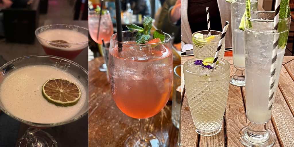 Colourful mocktails representing a change in Wales drinking culture
