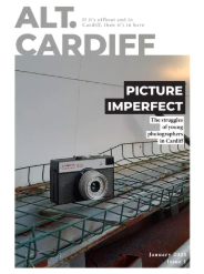 Magazine cover showing an old fashioned camera