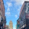 A view of Womanby Street, filled with nightclubs