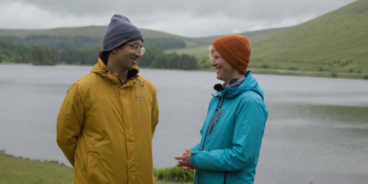 Strong and Masud, who run Taff Tidy, a project cleaning the River Taff and tackling climate flooding