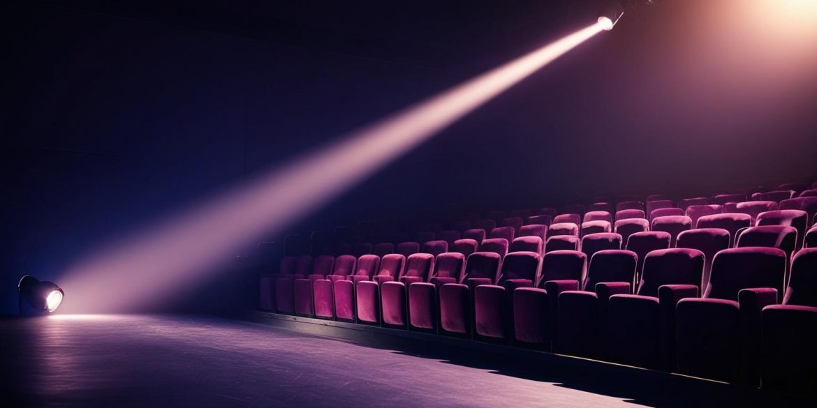 AI Generated image of an empty theatre