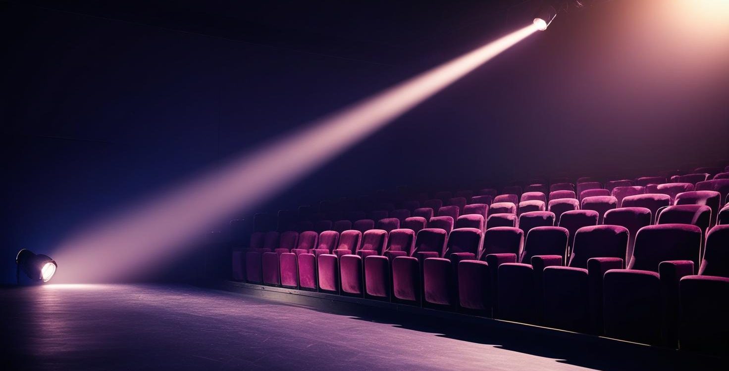 AI Generated image of an empty theatre