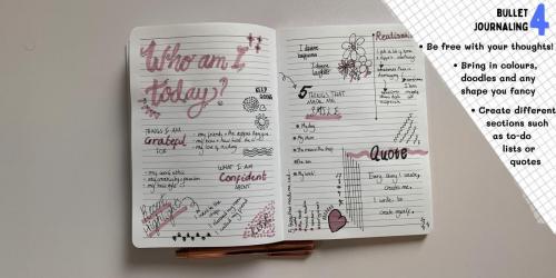 A bullet journal entry