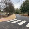 New cycleway at Sophia Gardens