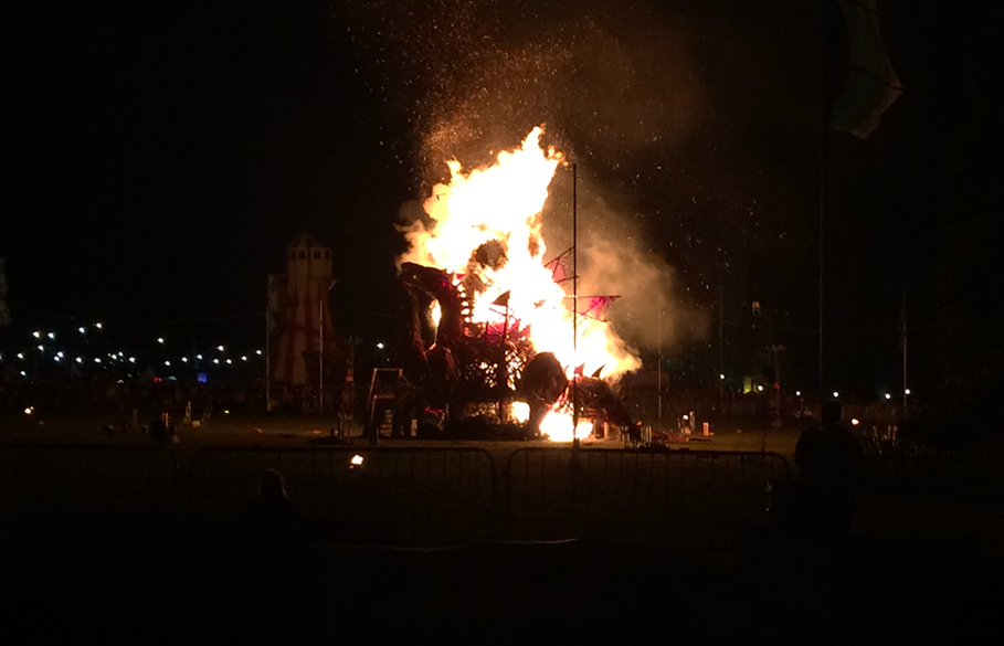 Greenman Festival Bonfire 2017