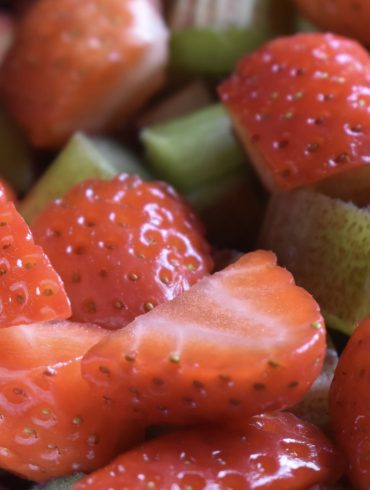Healthy fruit and veg ready for chutney to avoid waste