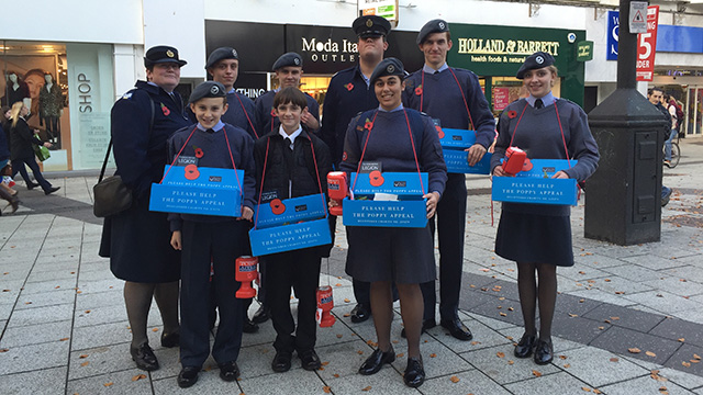 Cardiff Poppy Day launched in the city centre on October 29.