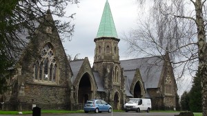 The Cathays Cemetery church