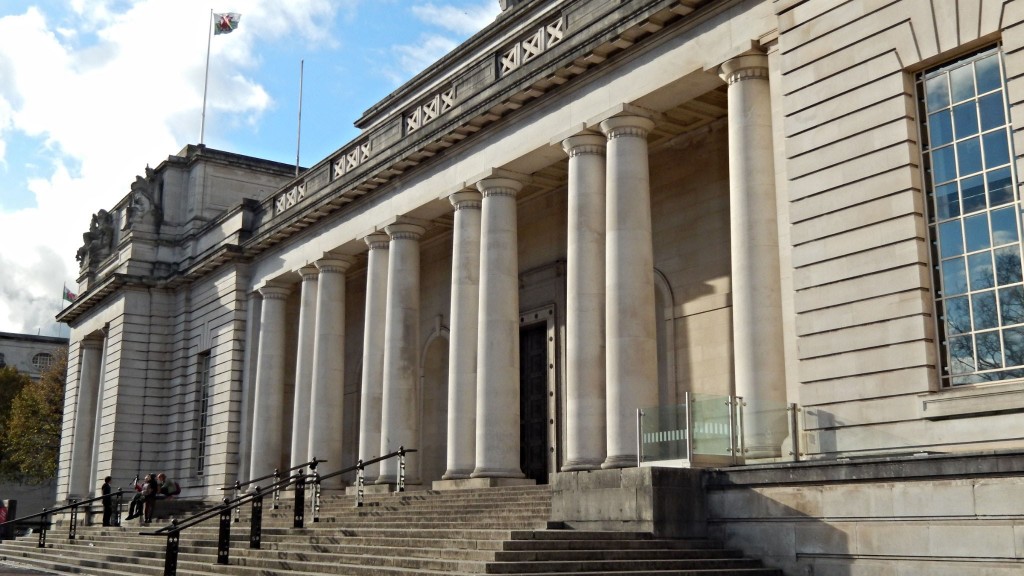 The National Museum Cardiff where the ancient treasures are currently on display. 