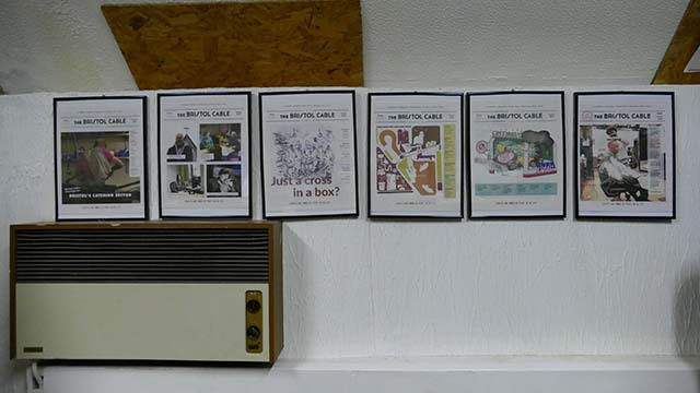 The six framed editions of Bristol cable