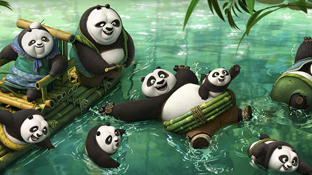 Nothing like a panda pool party! ©Dreanwork