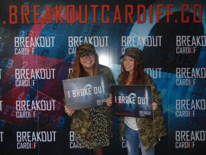 Holding the 'I Broke Out' boards is a great feeling, but even if you don't manage to escape, you can still get a photo. There are also 'I Nearly Broke Out' boards for such an occasion.