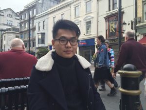 Wei Zhou, 27, student of Cardiff Metropolitan University