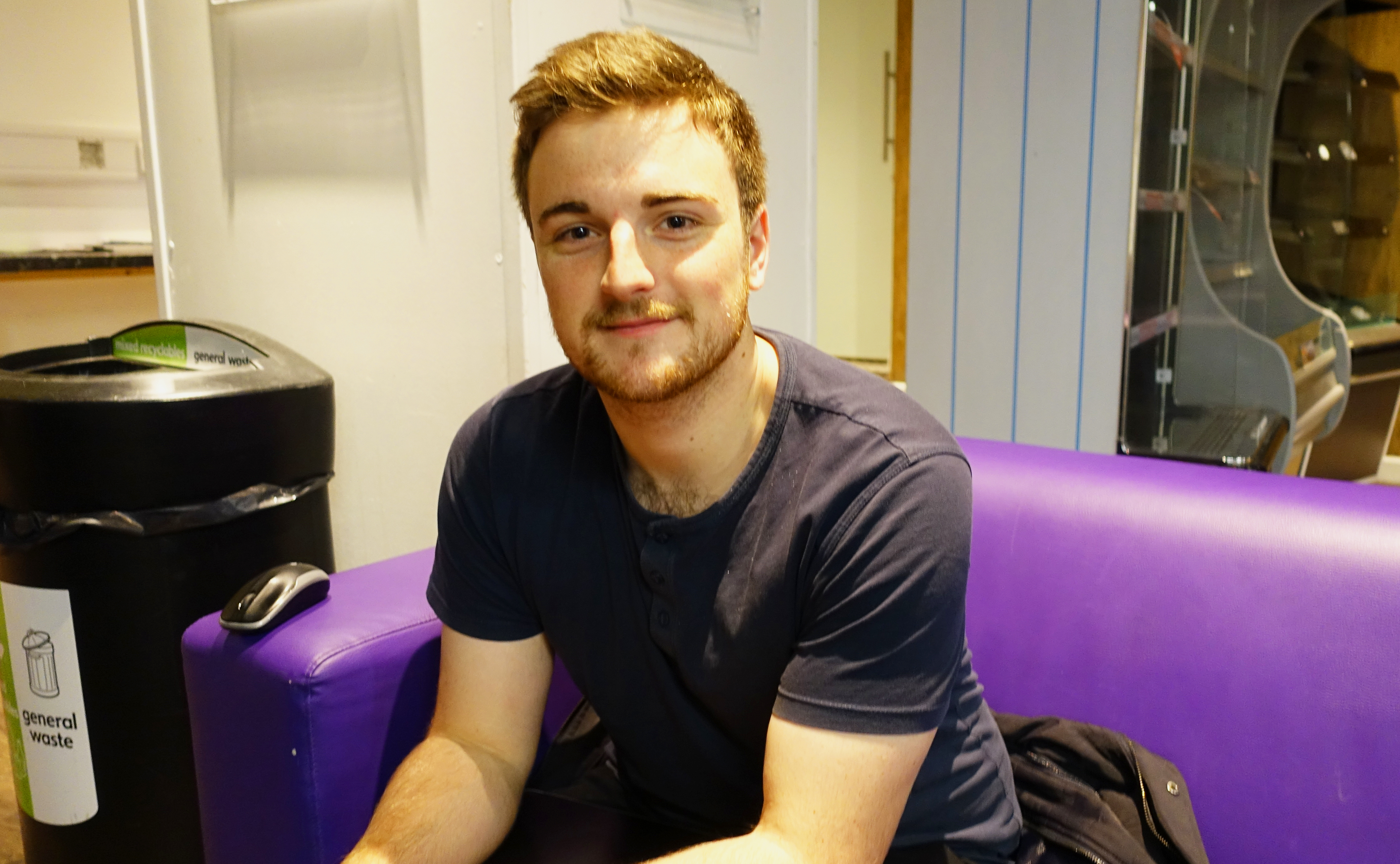 Dan Hughes, student in Cardiff University