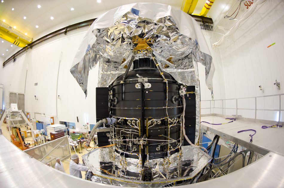 Pictured: Herschel spacecraft before launch.